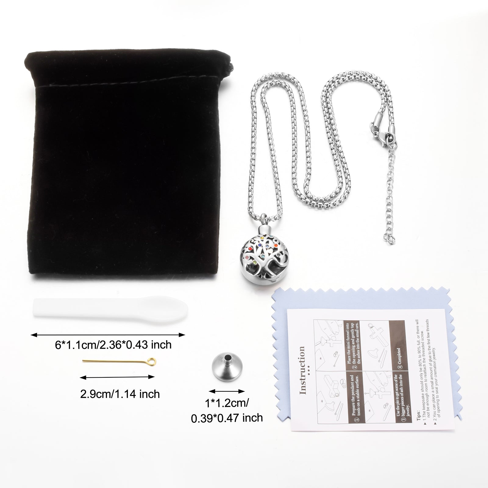 Tree of Life Cremation Necklace