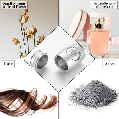 Aluminum Memorial Urns with Engraved Laurel Wreath & Poem