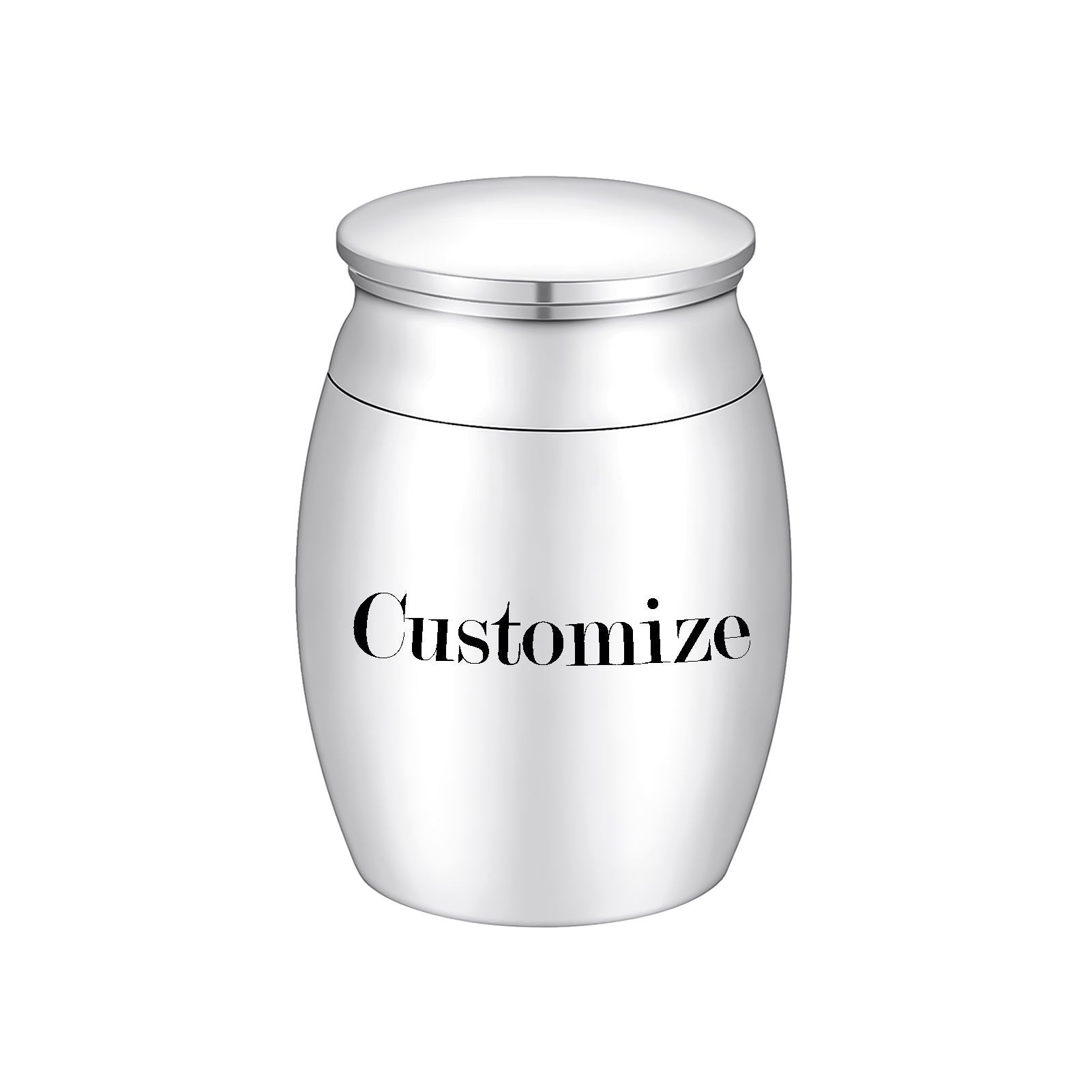 Sentimental Memorial Urn: Girl & Bird-Heart Design