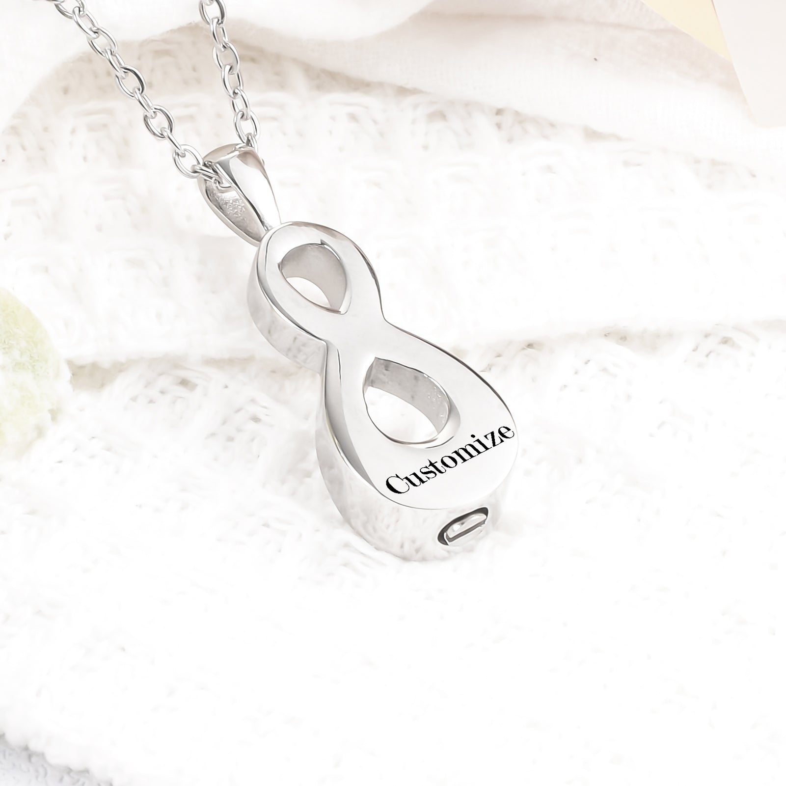 Infinite Symbol Ash Memorial Jewelry