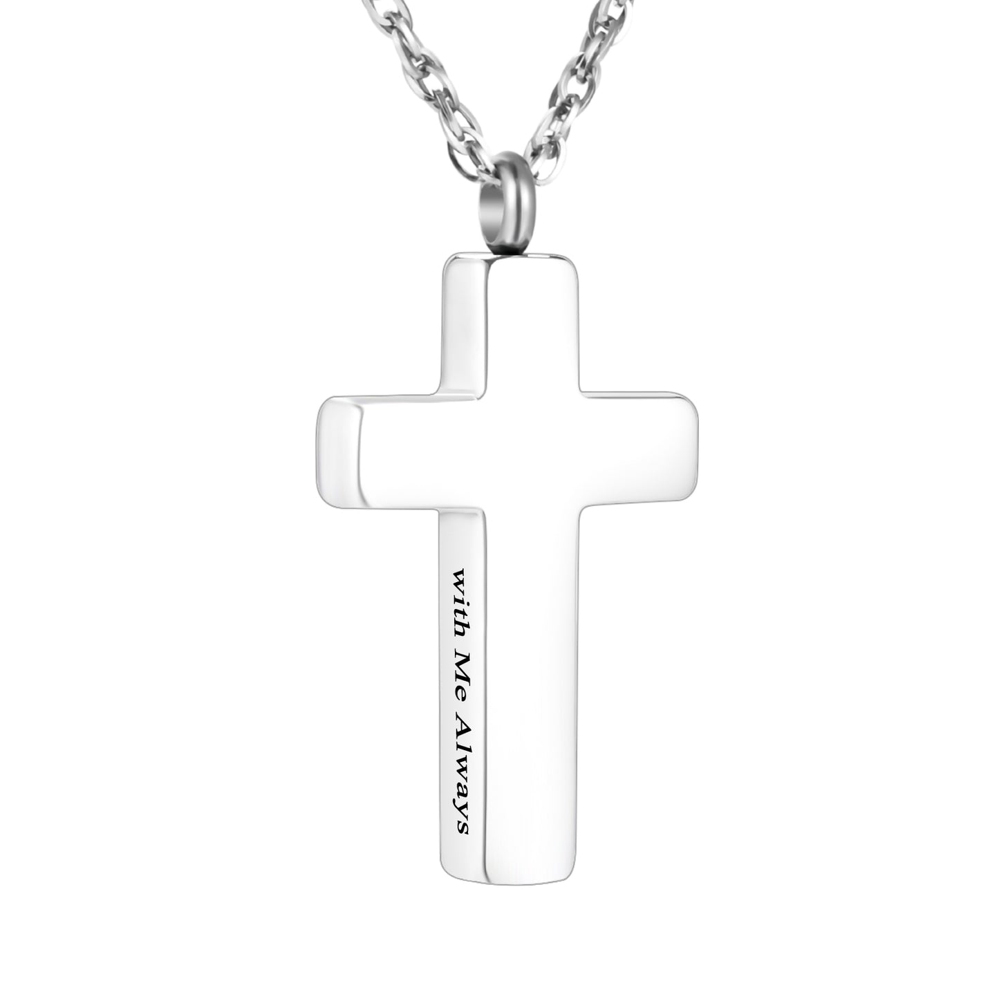 Cross Memorial Necklace: Wearable Urn for Treasured Memories