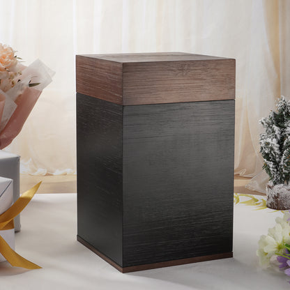 Large Cremation Wood Urn for Ashes