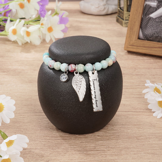 Ceramic 2.76 Inches Urn for Human Ashes Keepsake