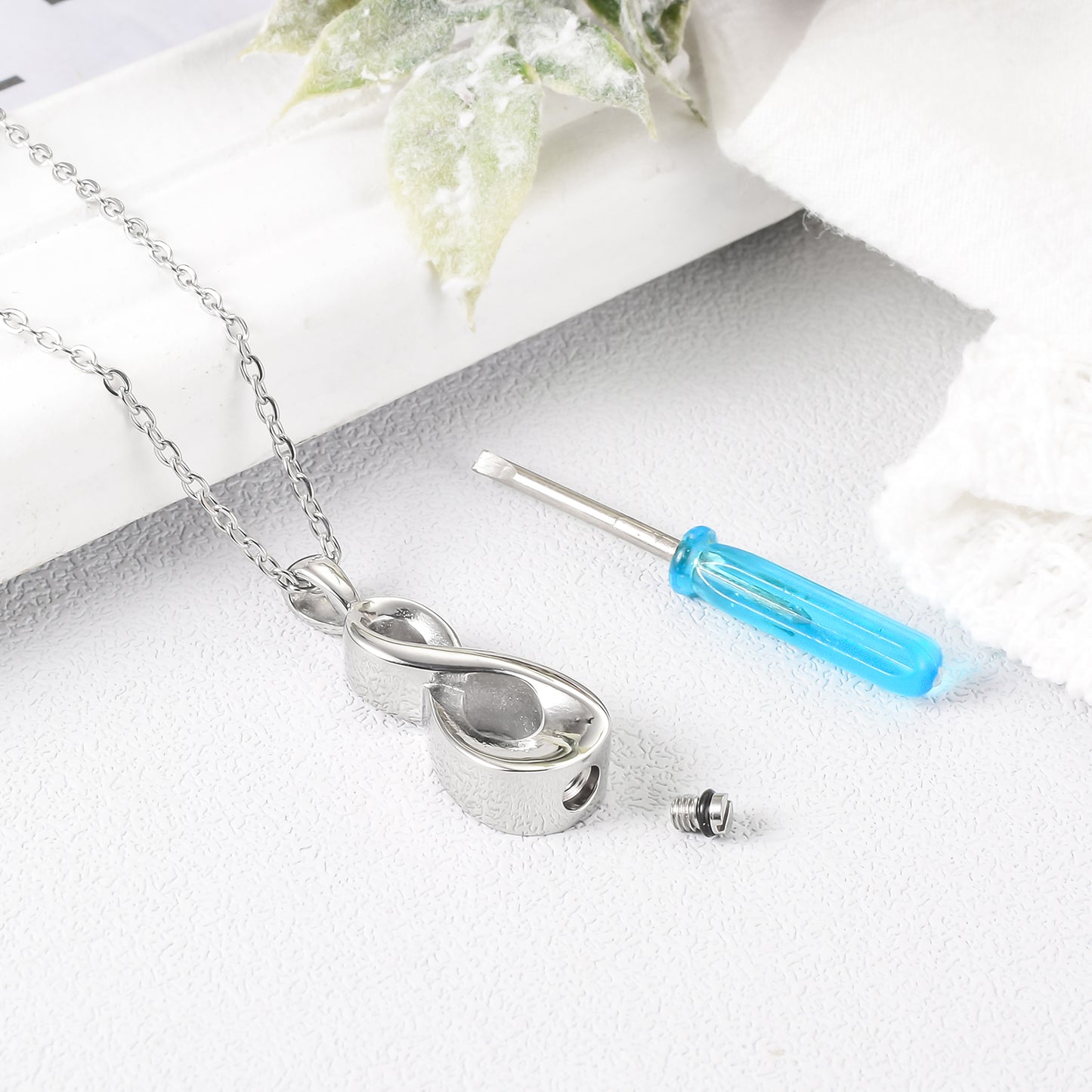Infinite Symbol Ash Memorial Jewelry