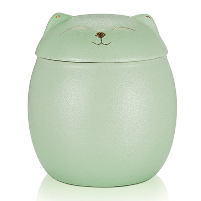 Smiley Shaped Pet Urn for Cat or Dog Memorial Keepsake