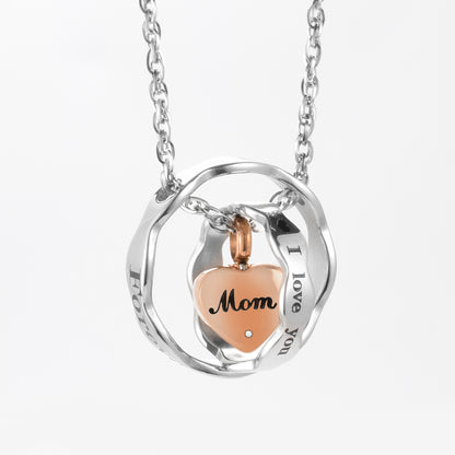 Heart Cremation Pendant Necklace