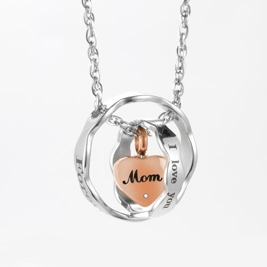 Heart Cremation Pendant Necklace