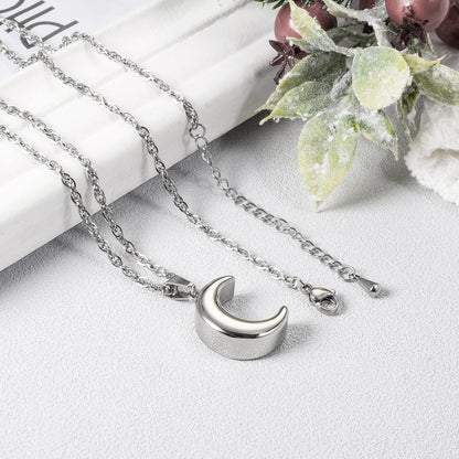 Moon Cremation Jewelry Memorial Keepsake