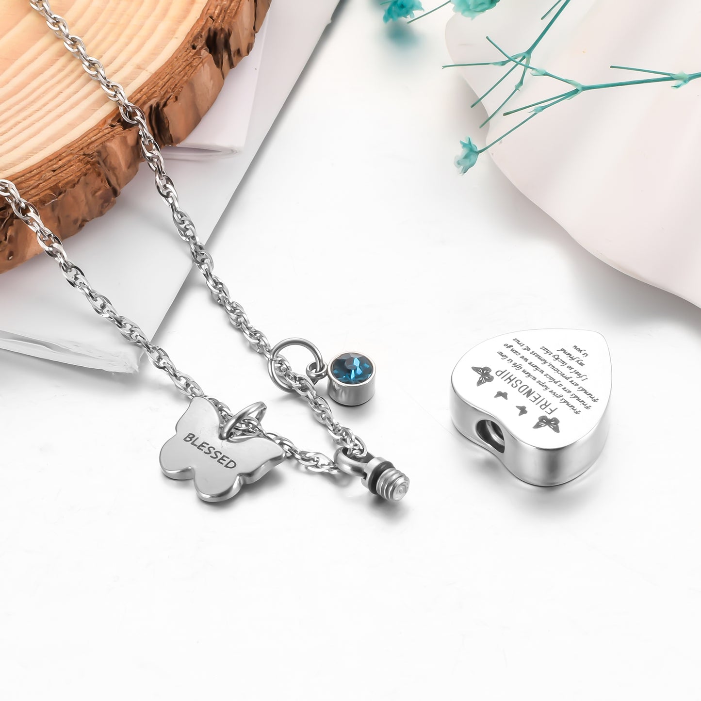 Heart Cremation Pendant for Friends