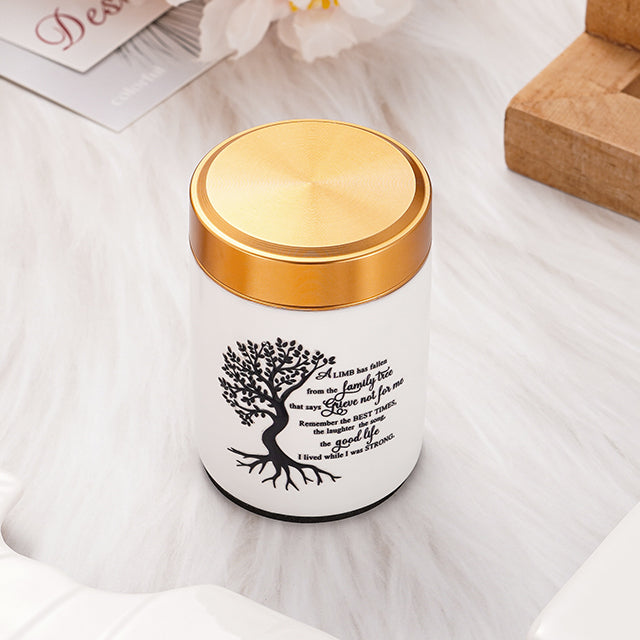 2.68 Inches Small Ceramic Cremation Urns for Human Ashes