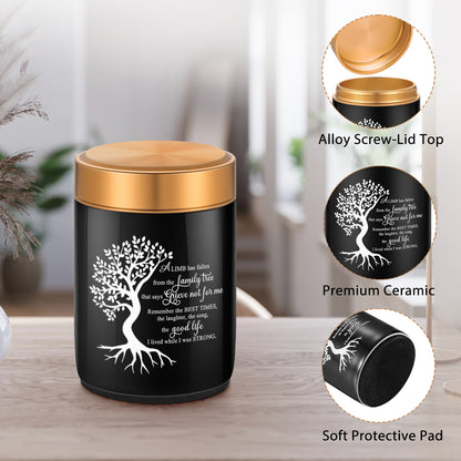 2.68 Inches Small Ceramic Cremation Urns for Human Ashes