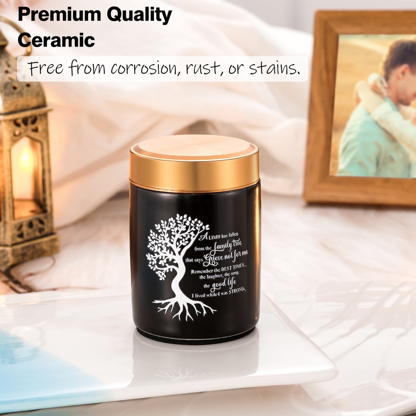 2.68 Inches Small Ceramic Cremation Urns for Human Ashes