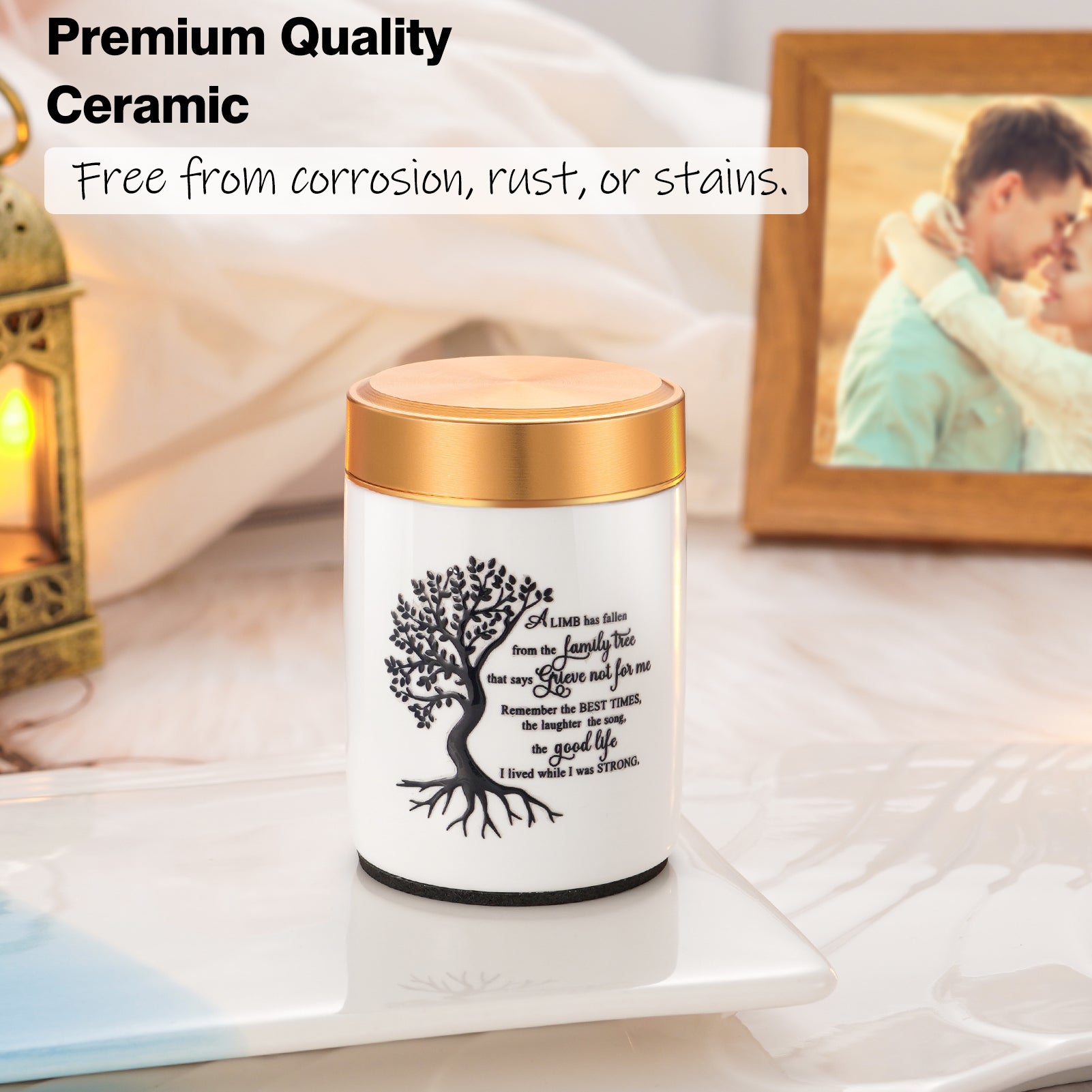 2.68 Inches Small Ceramic Cremation Urns for Human Ashes