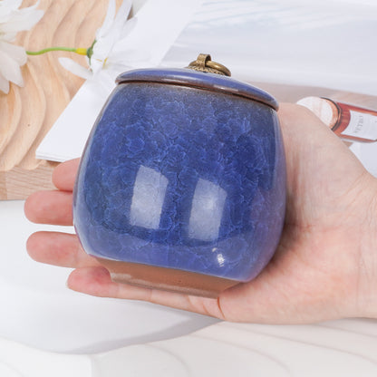 Ceramic Small Keepsake Urn for Human Ashes