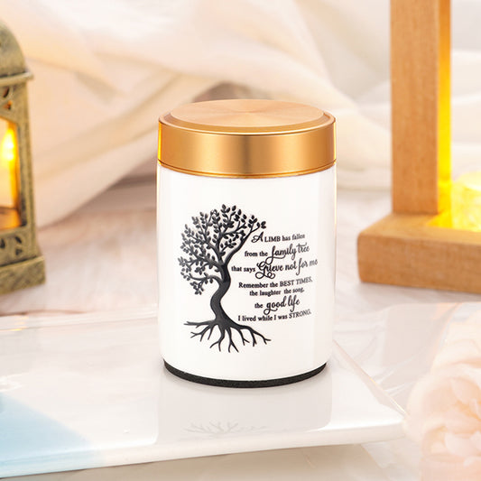 2.68 Inches Small Ceramic Cremation Urns for Human Ashes