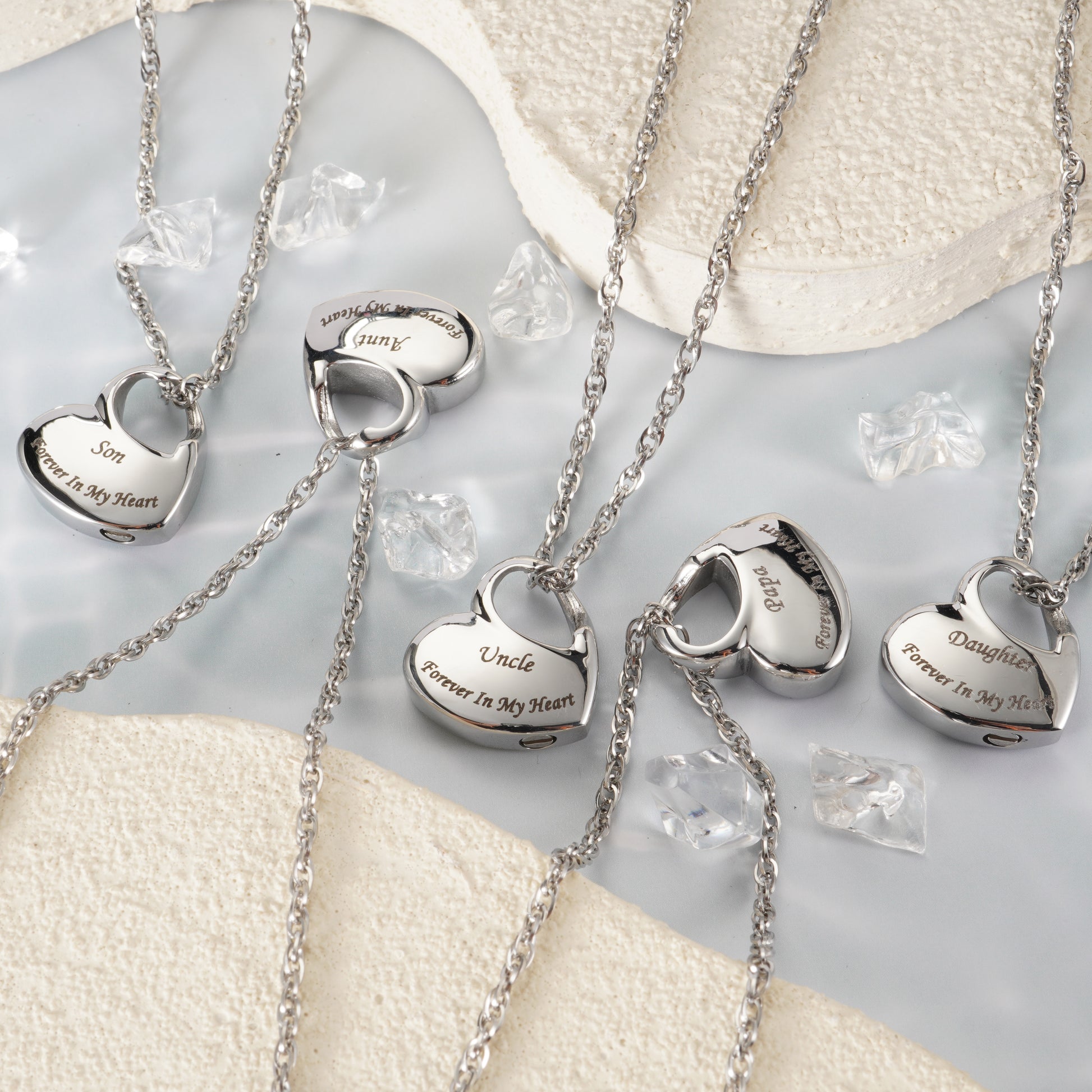 Heart Cremation Necklaces