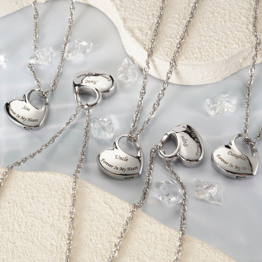 Heart Cremation Necklaces