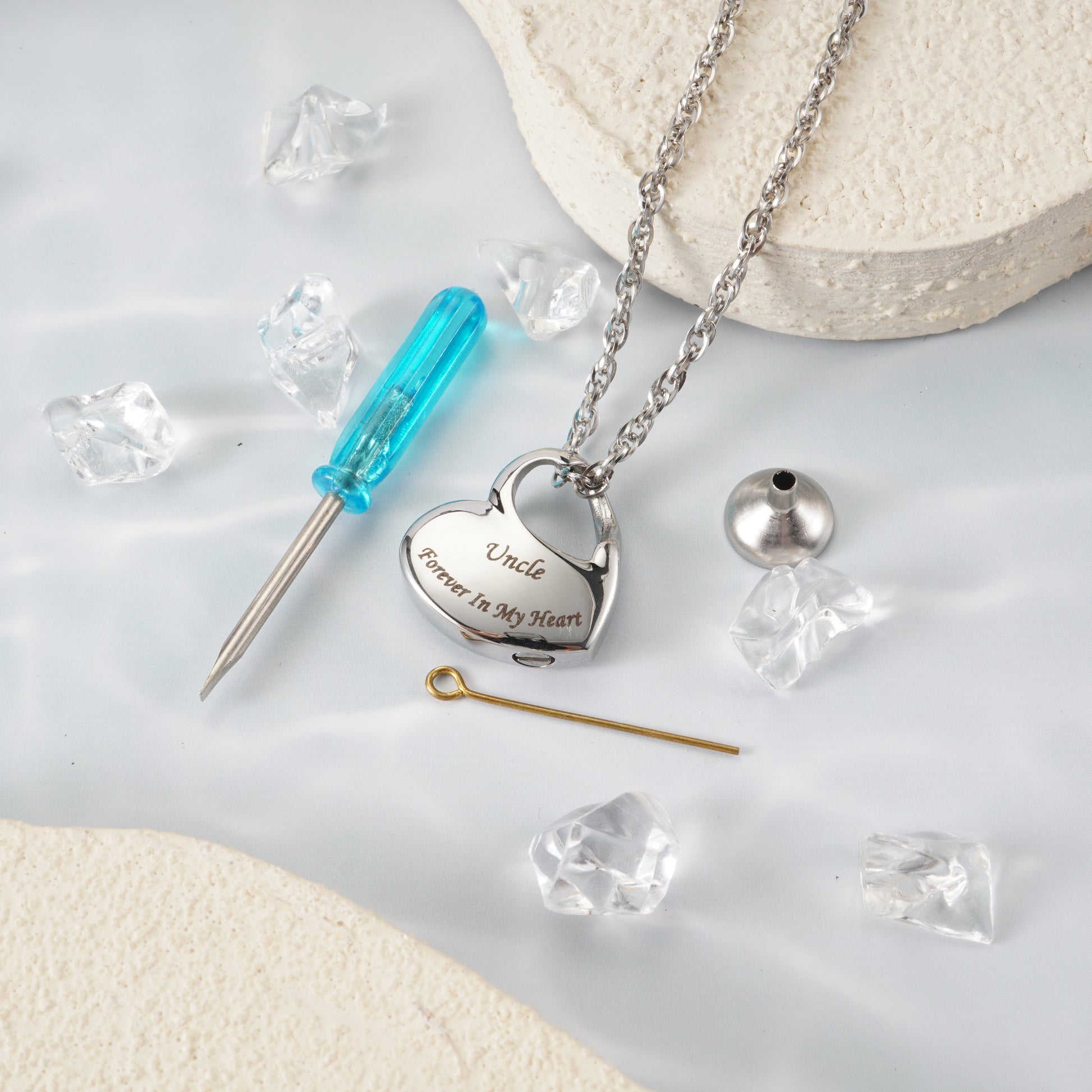 Heart Cremation Necklaces