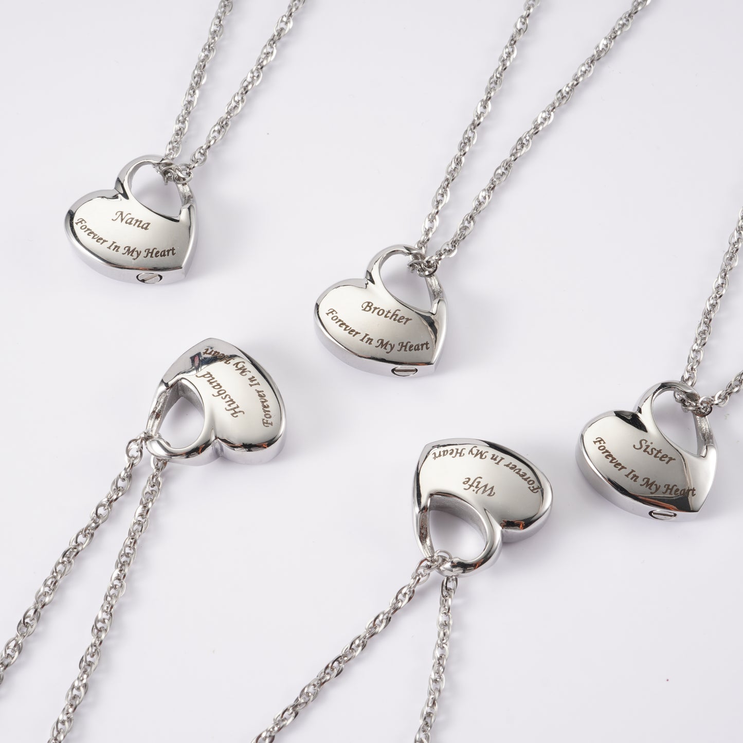 Heart Cremation Necklaces
