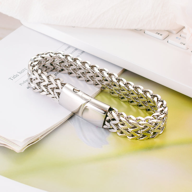 Personalized Cremation Jewelry for Human Ashes • Urn Bracelet for Ashes • Cremation Bracelet