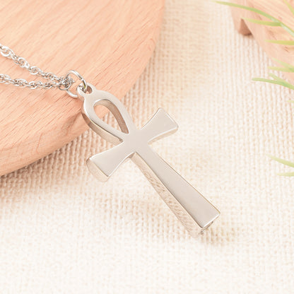 Cross pendant for ash in unique design