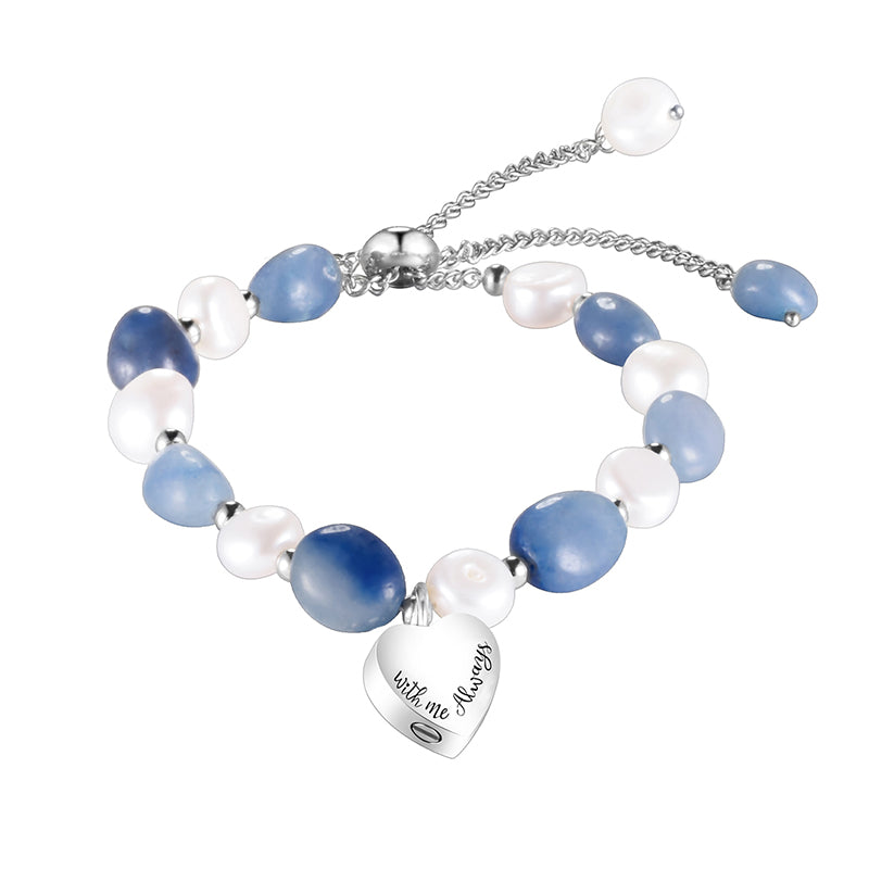 Stunning cremation bracelet for keeping memory