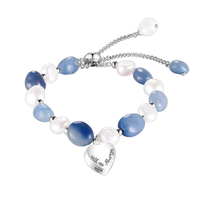 Stunning cremation bracelet for keeping memory