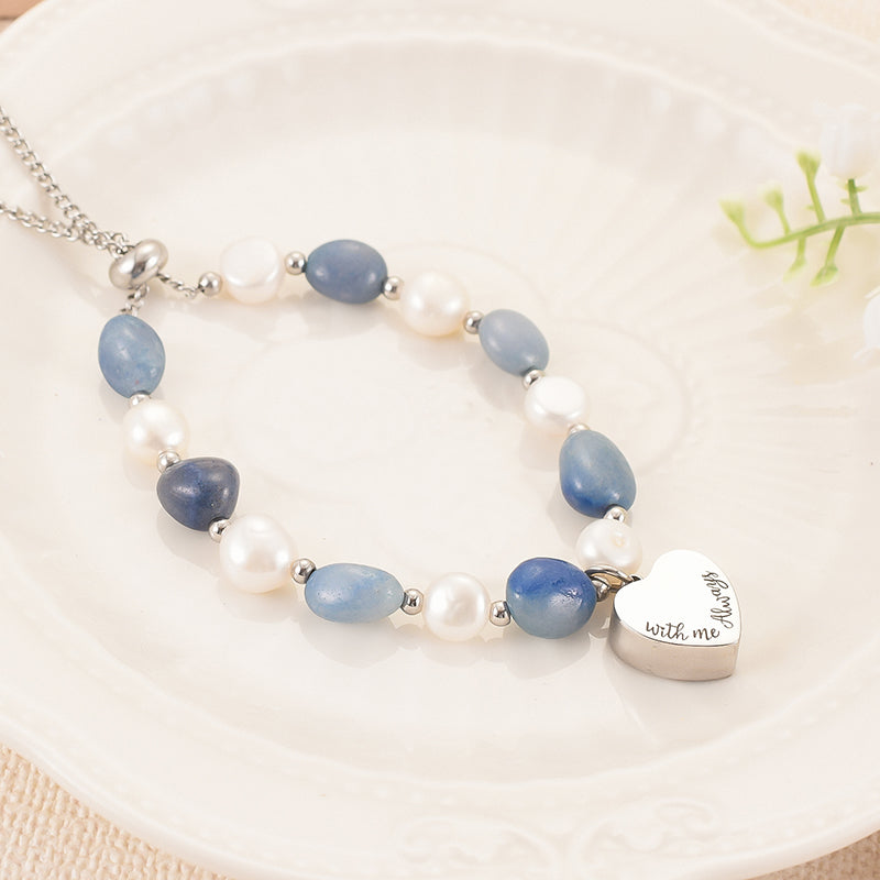 Stunning cremation bracelet for keeping memory