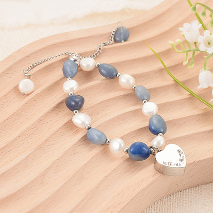 Stunning cremation bracelet for keeping memory