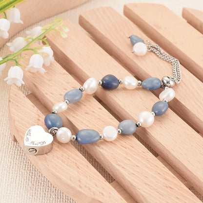 Stunning cremation bracelet for keeping memory
