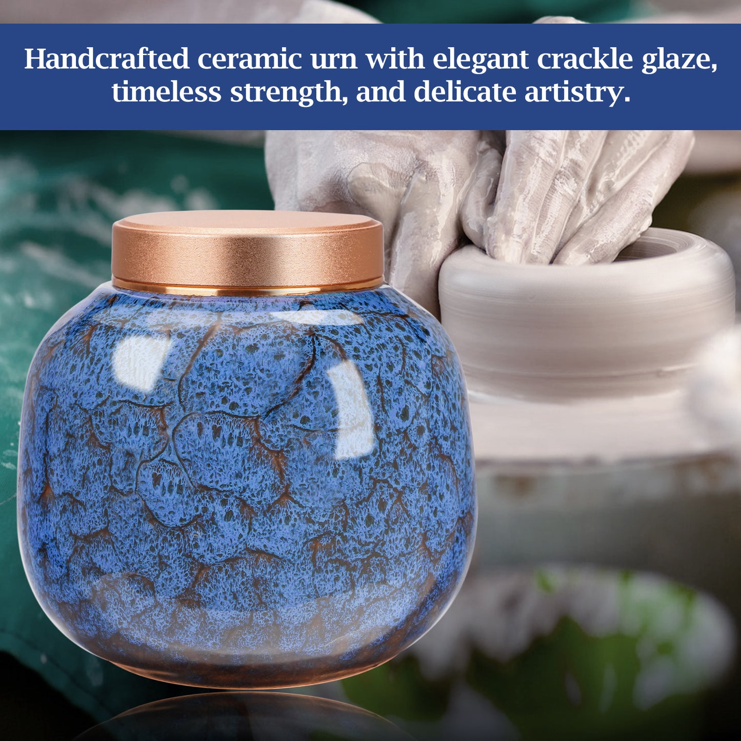 Ceramic Urn for Ashes Keepsake