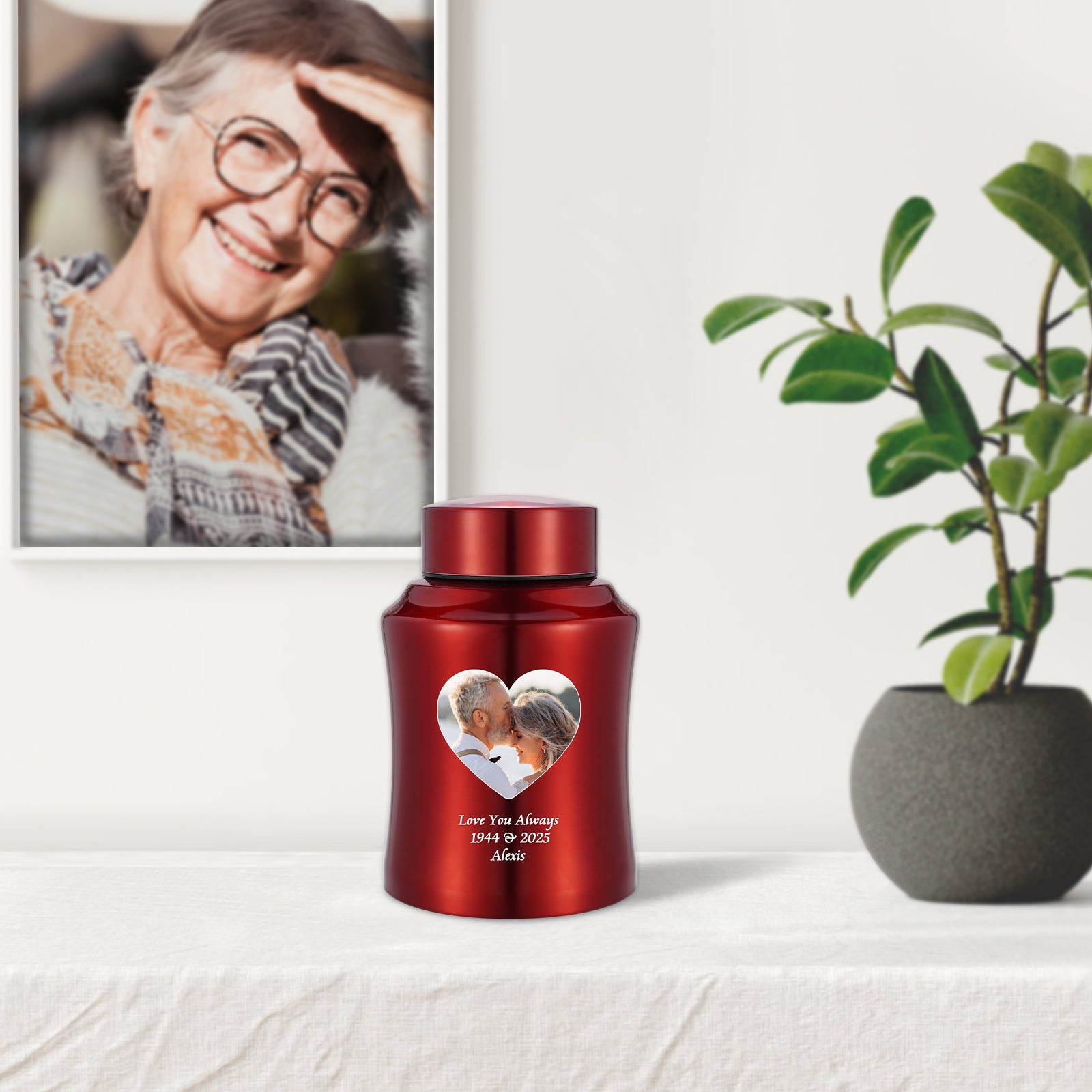 Stainless Steel Photo Customized Urn