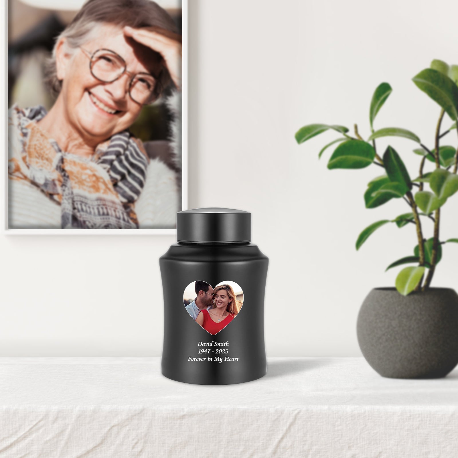 Stainless Steel Photo Customized Urn