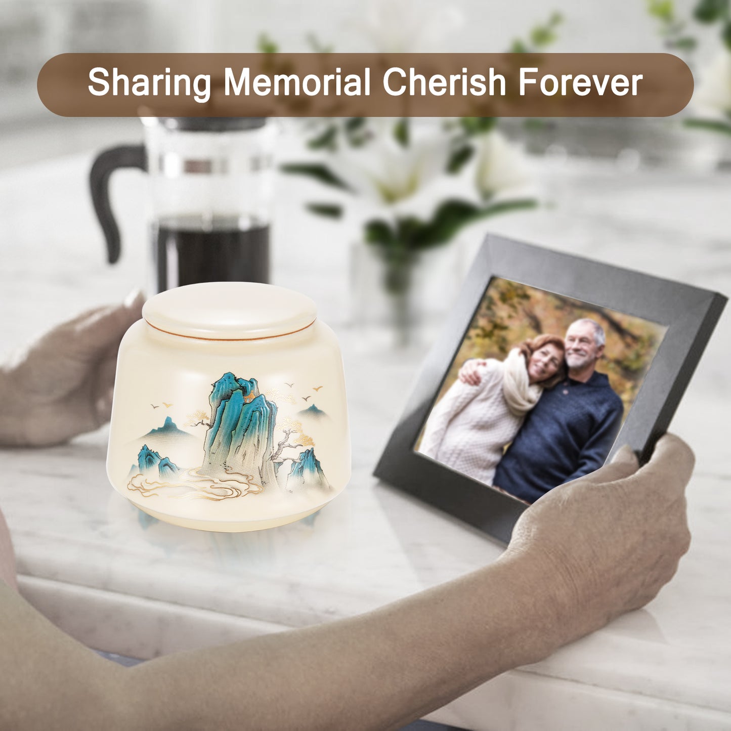 3.15 Inches Ceramic Cremation Urns