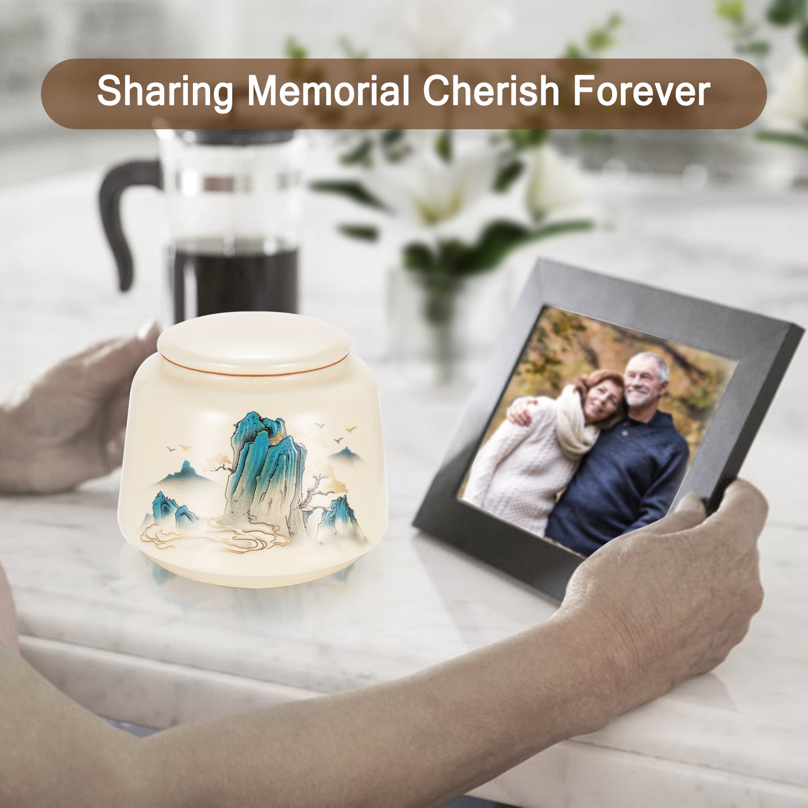 3.15 Inches Ceramic Cremation Urns