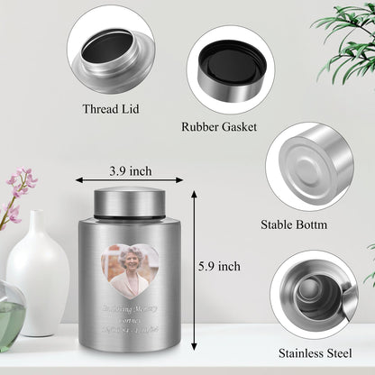 Photo Customized Stainless Steel Urn