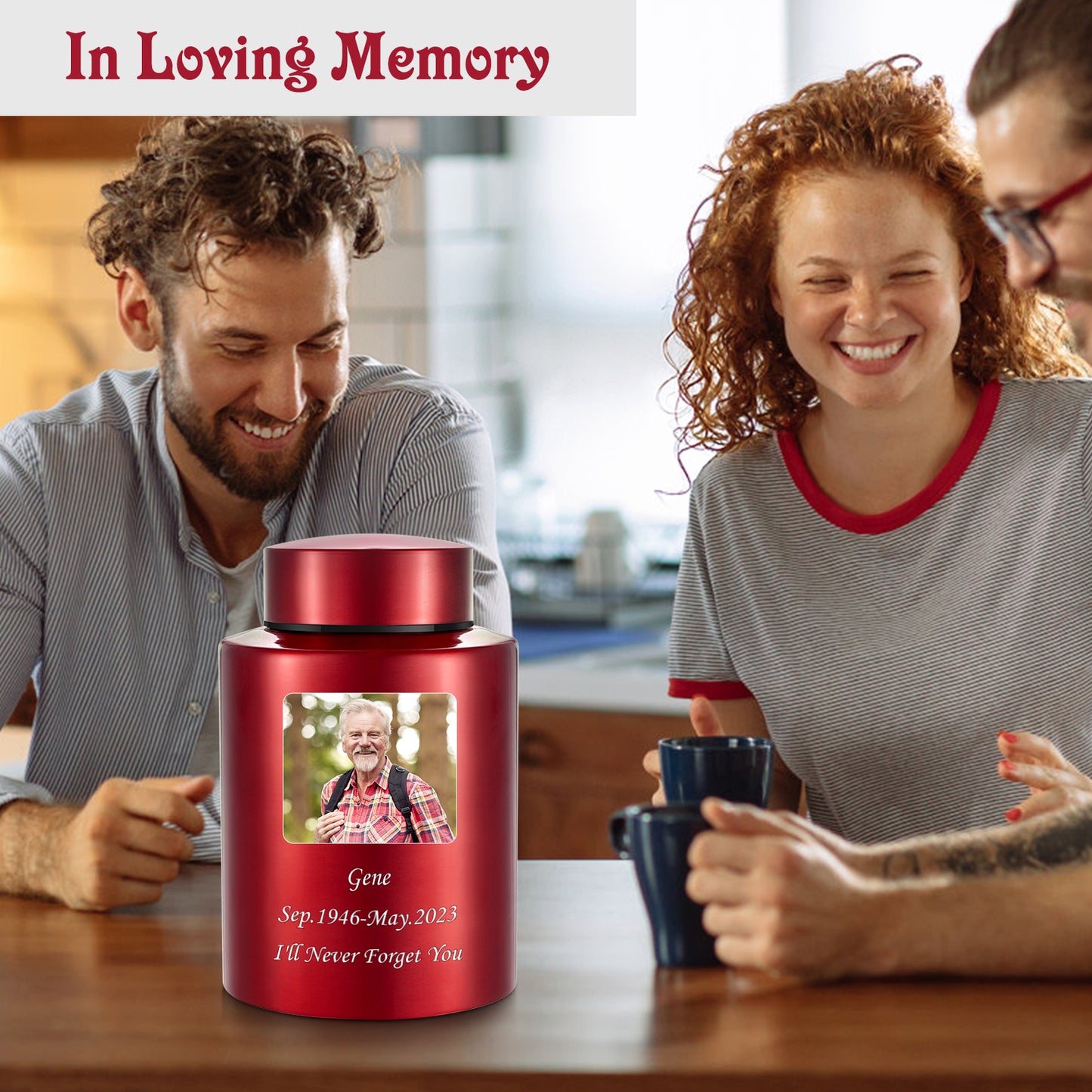 Photo Customized Stainless Steel Urn