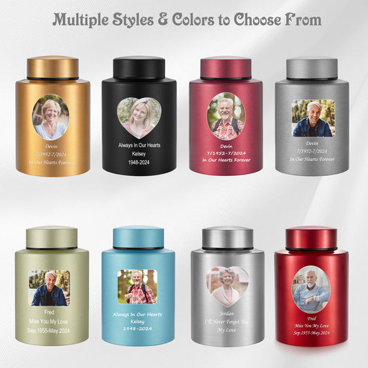 Photo Customized Stainless Steel Urn