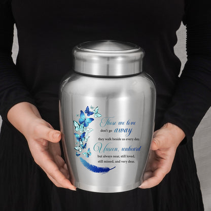 Stainless Steel Large Urn for Human Ashes