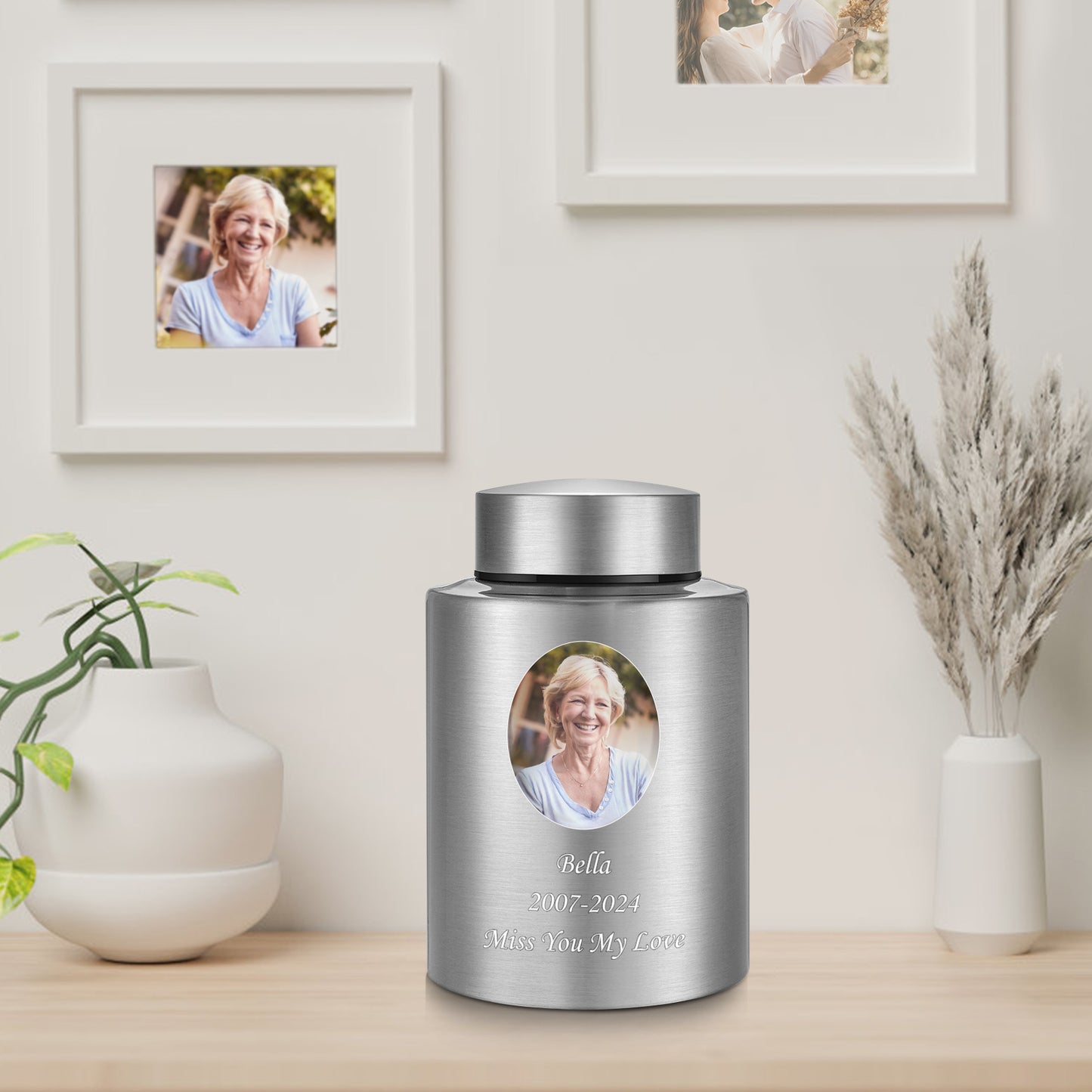 Photo Customized Stainless Steel Urn