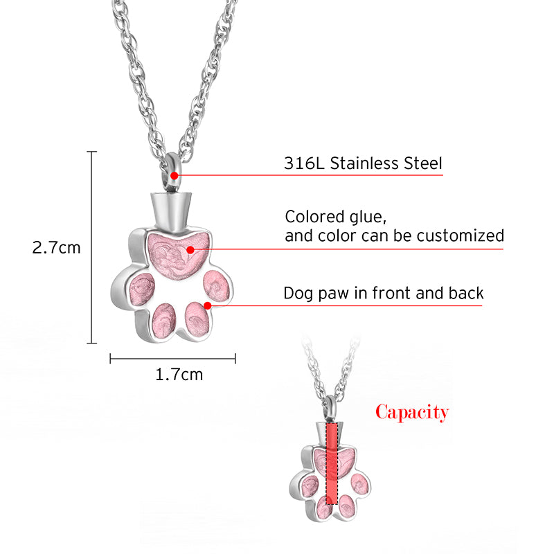 Paws Cremation Pendant