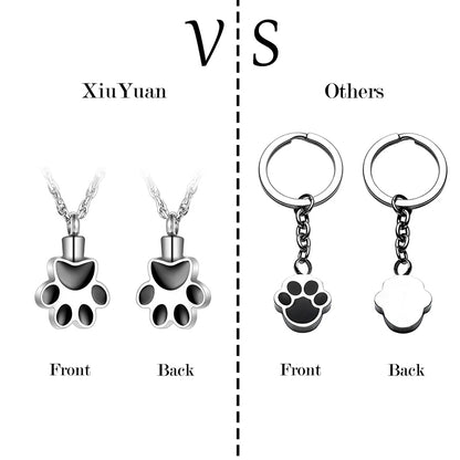 Black Paw Cremarion Pendant Necklace