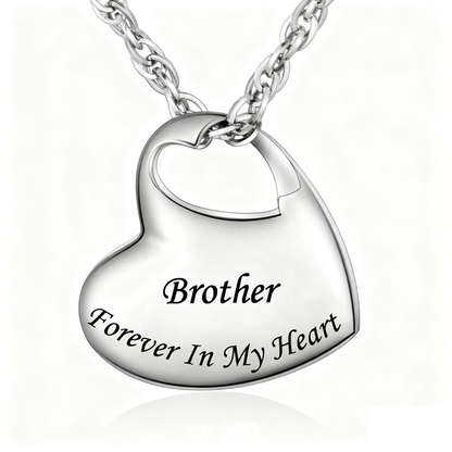 Personalized Memorial Necklaces: Heart Urns with Custom Names