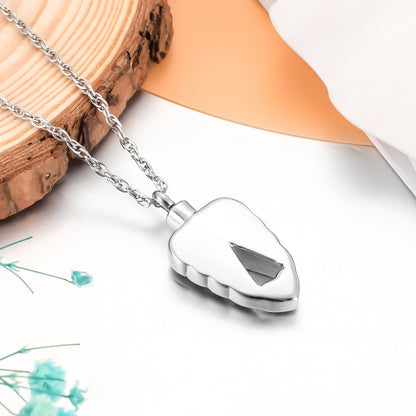 Big Wings and Heart Cremation Jewelry for Ashes