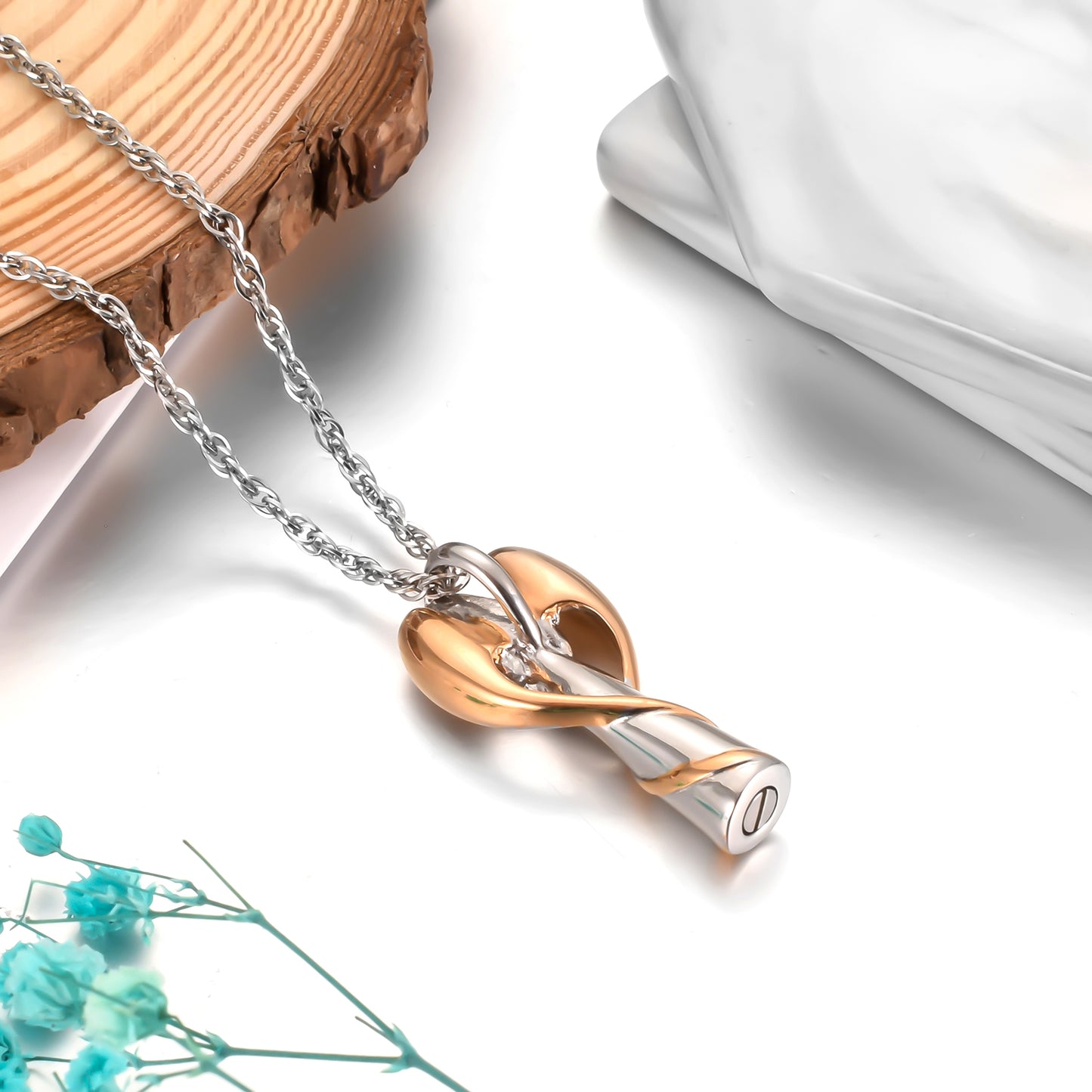 Memorial Angle Cremation Pendant