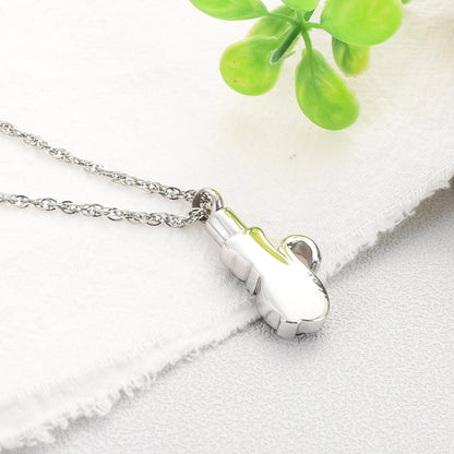 Cat Memorial Jewelry with Diamond