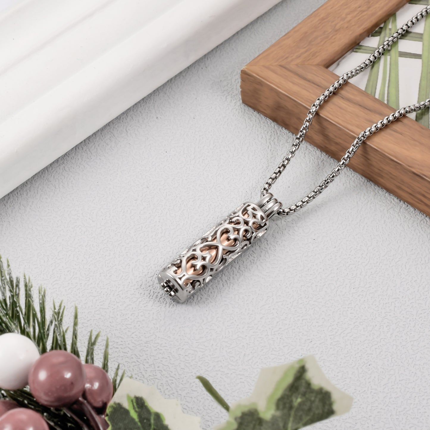 Cylinder Cremation Jewelry for Ashes