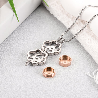 Eternity Paw Rose Gold Cremation Jewelry for Ashes