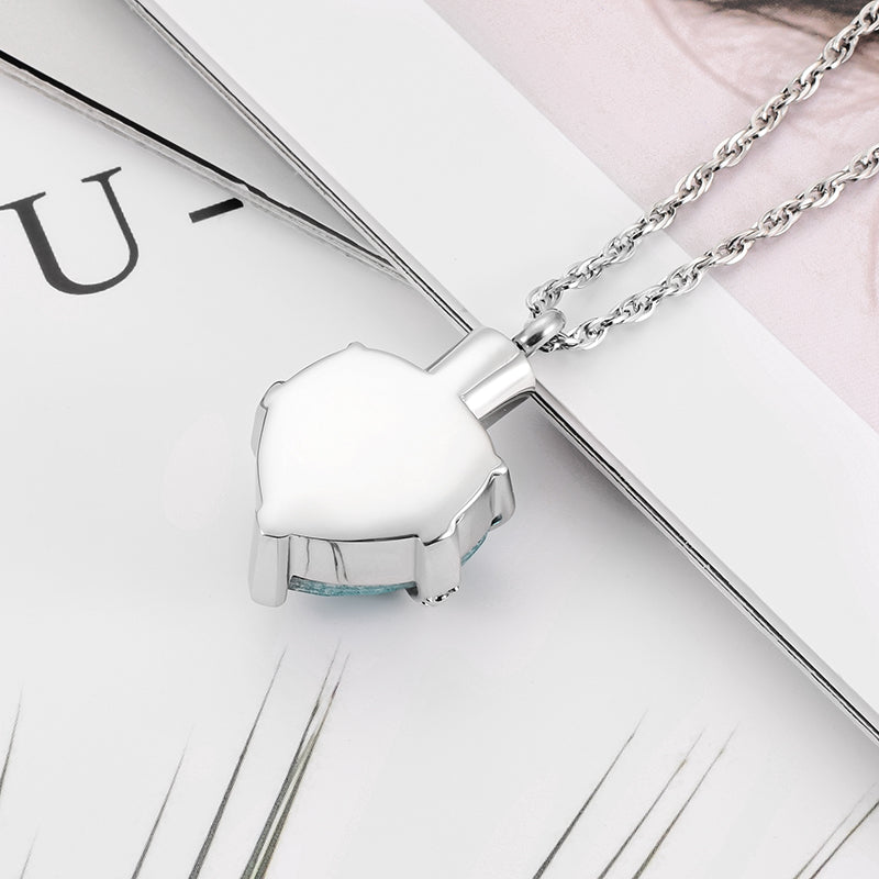 Heart Cremation Pendant Necklace for Women