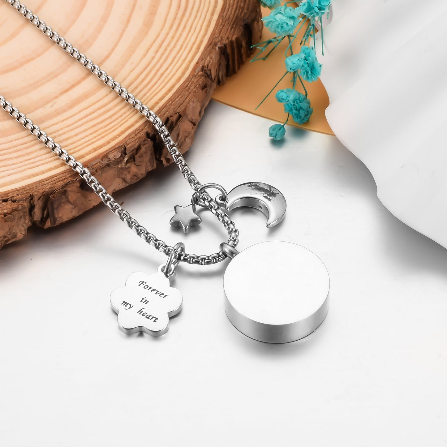 Paws Cremation Pendant Necklace